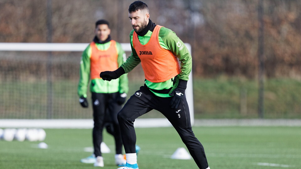 Swansea City training