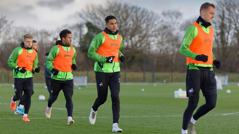 Swansea City training