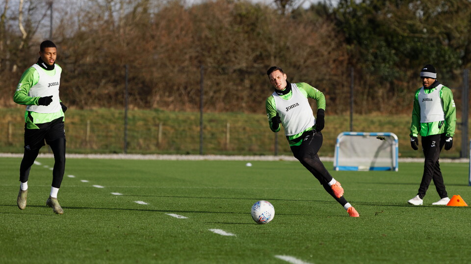 Swansea City training