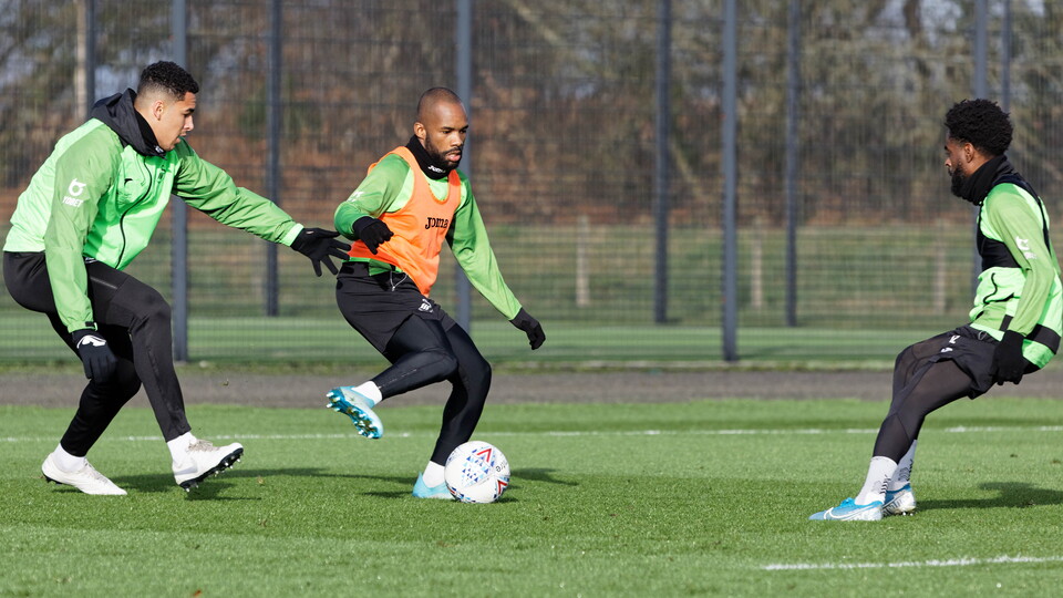 Swansea City training