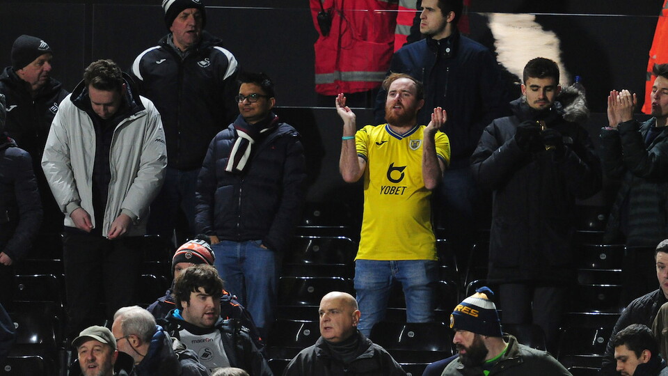Swansea City supporters