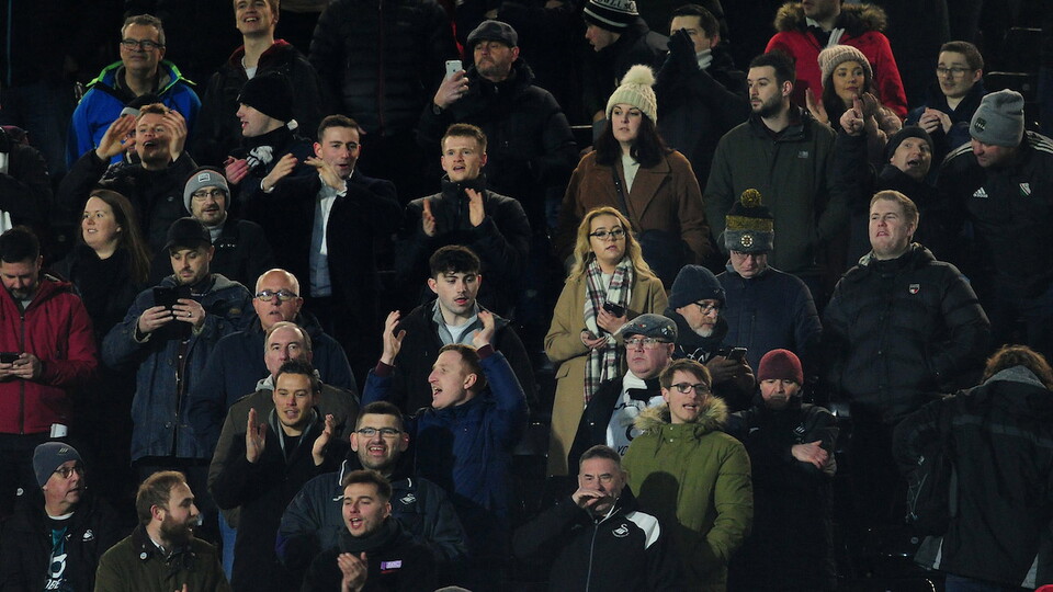 Swansea City supporters