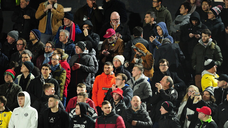 Swansea City supporters