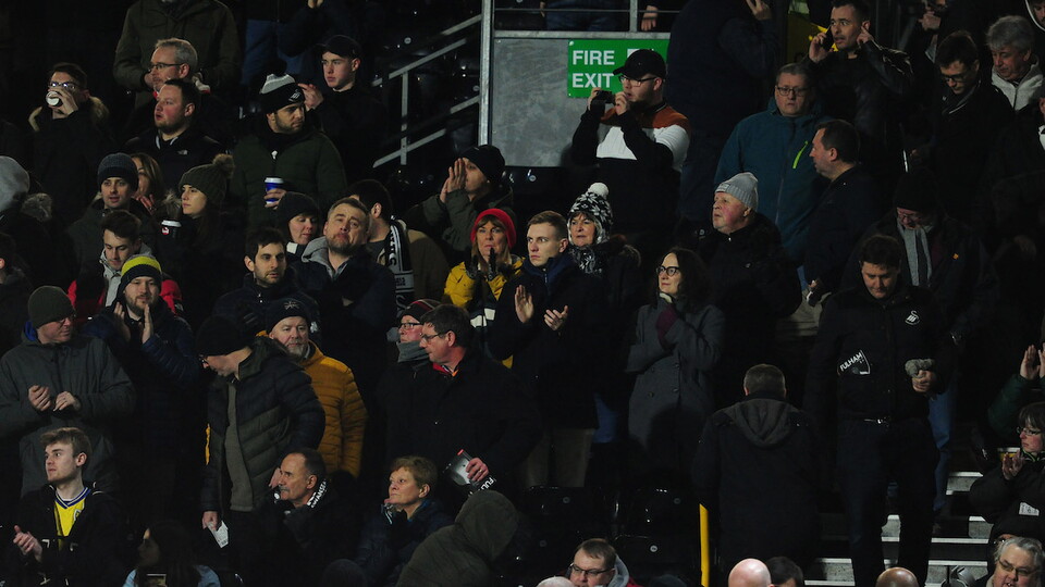 Swansea City supporters