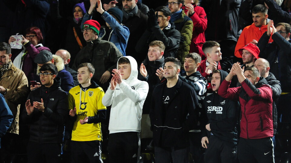 Swansea City supporters
