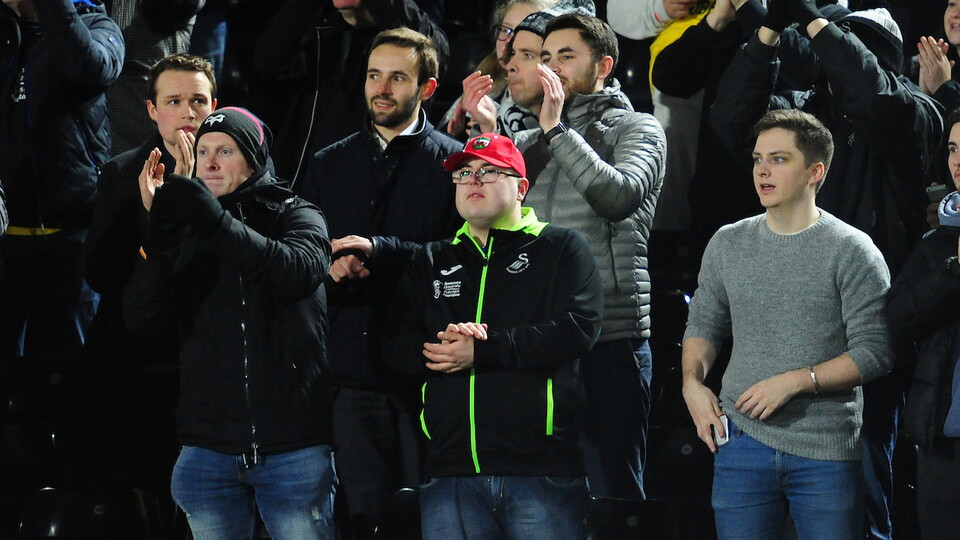 Swansea City supporters