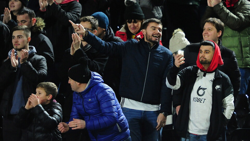 Swansea City supporters