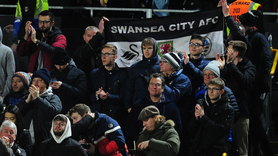Swansea City supporters