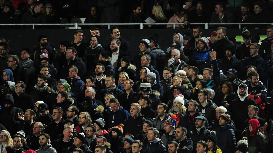Swansea City supporters