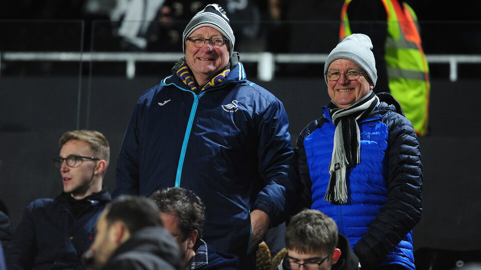 Swansea City supporters