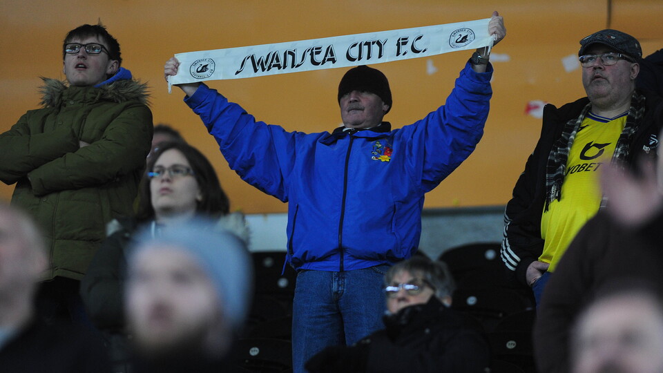 Swansea City supporters