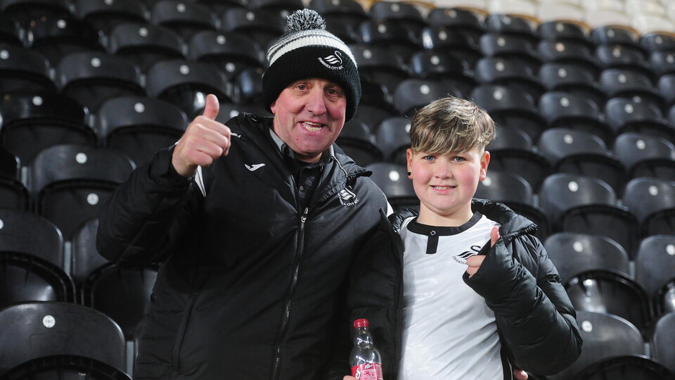 Swansea City supporters