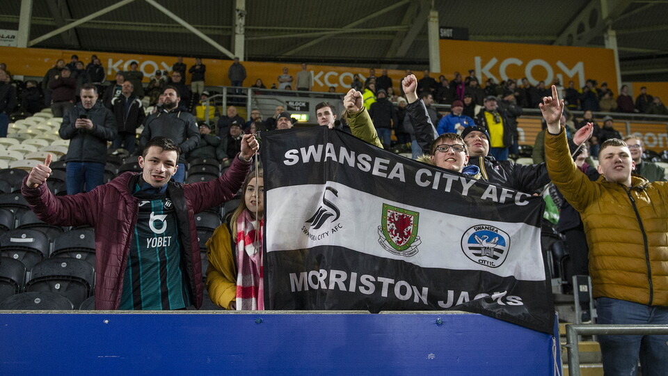 Swansea City supporters