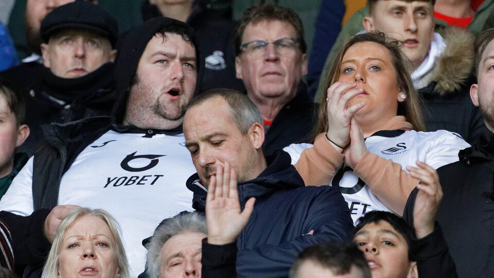 Swansea City supporters