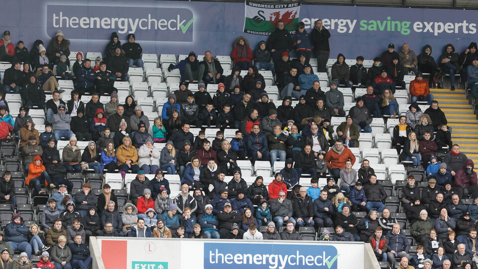 Swansea City supporters