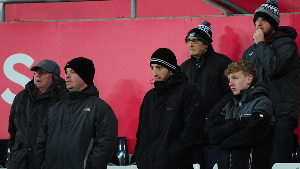 Swansea City supporters