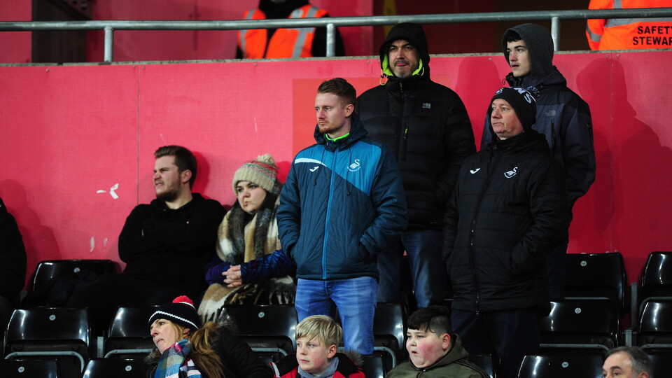 Swansea City supporters
