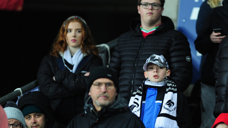 Swansea City supporters