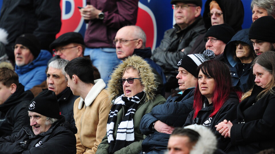 Swansea City supporters