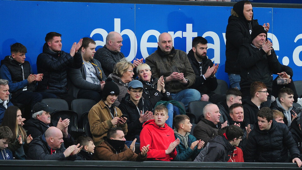 Swansea City supporters