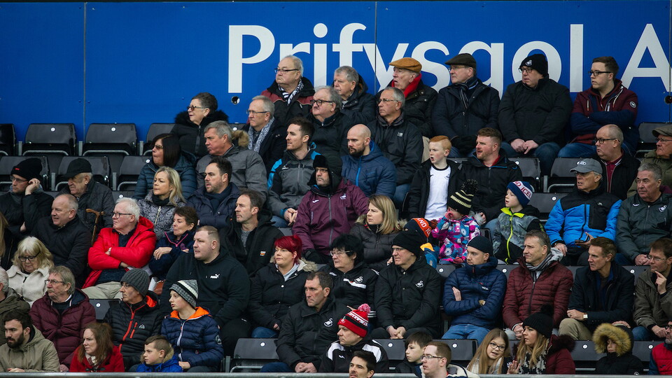 Swansea City supporters