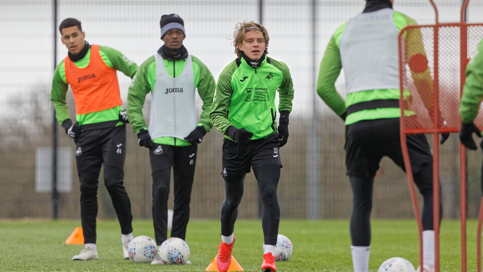 Swansea City training