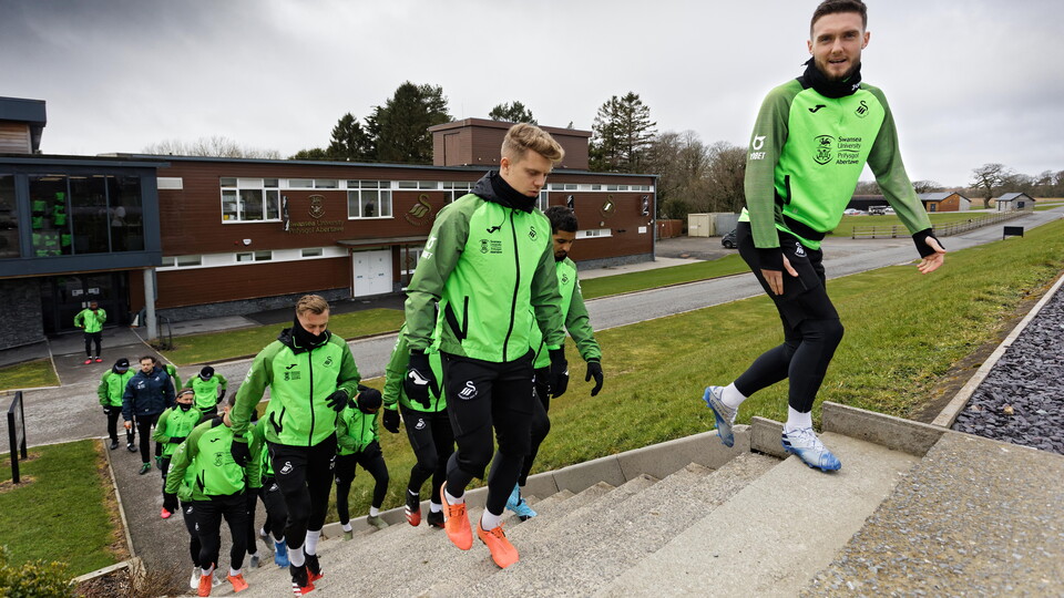 Swansea City training