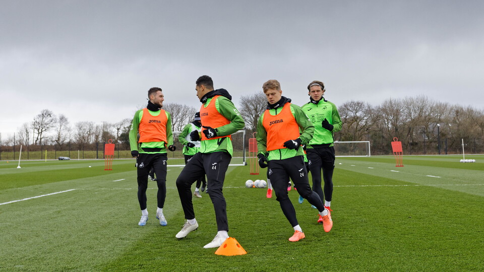 Swansea City training