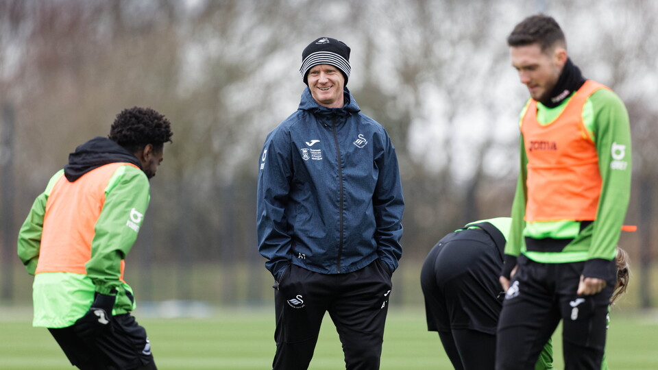 Swansea City training