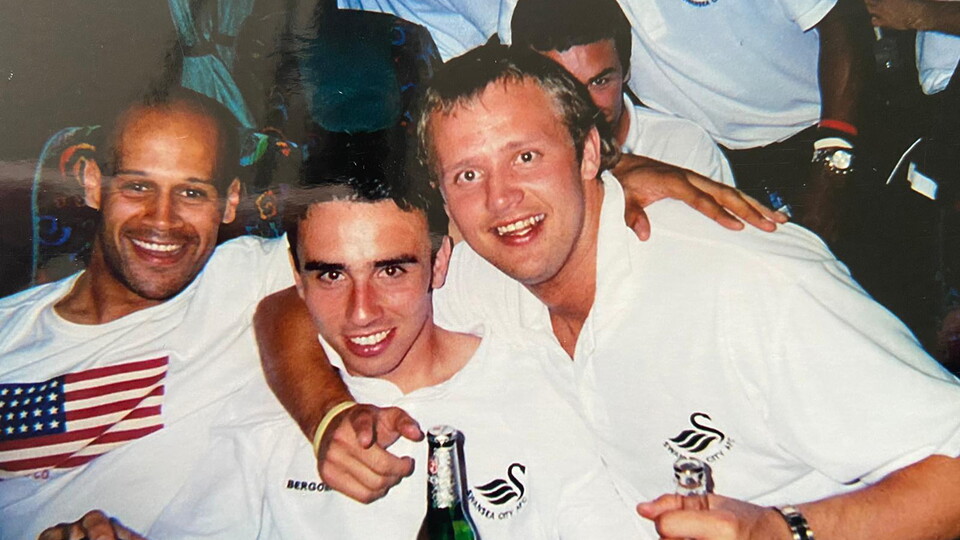 Lee Thorpe, Leon Britton and Lee Trundle. Photo courtesy of Lee Trundle