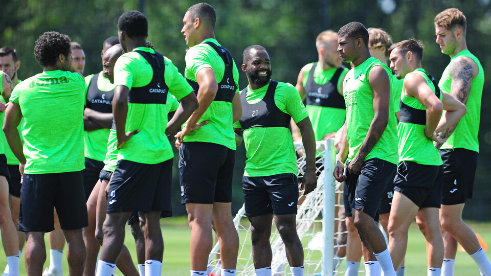 Swansea City training