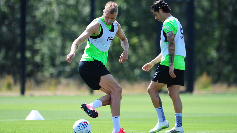 Swansea City training