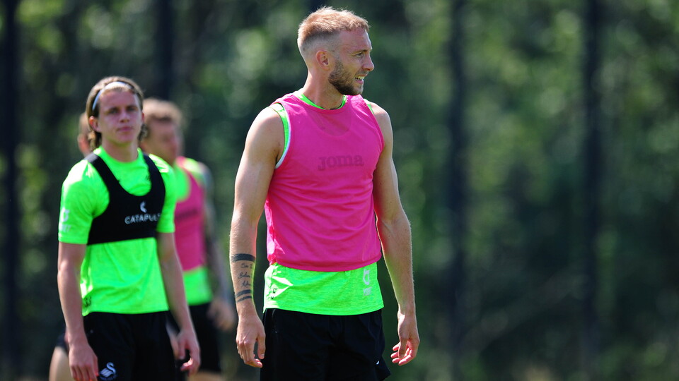 Swansea City training