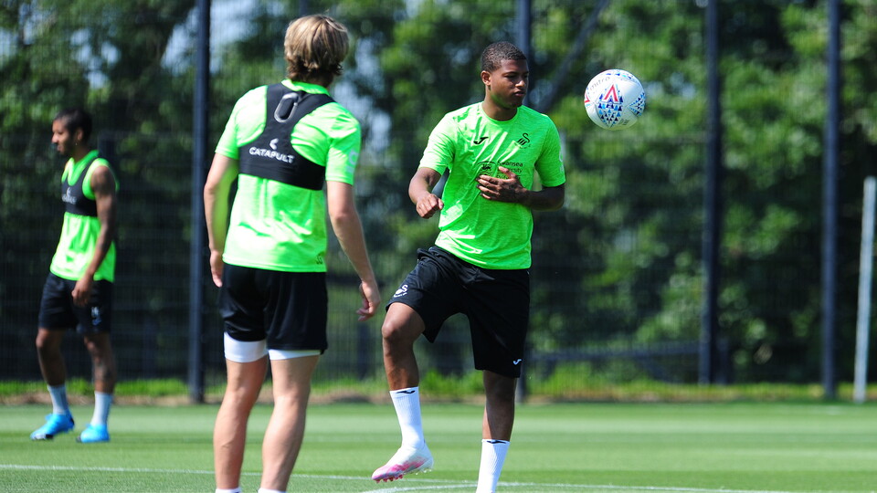 Swansea City training