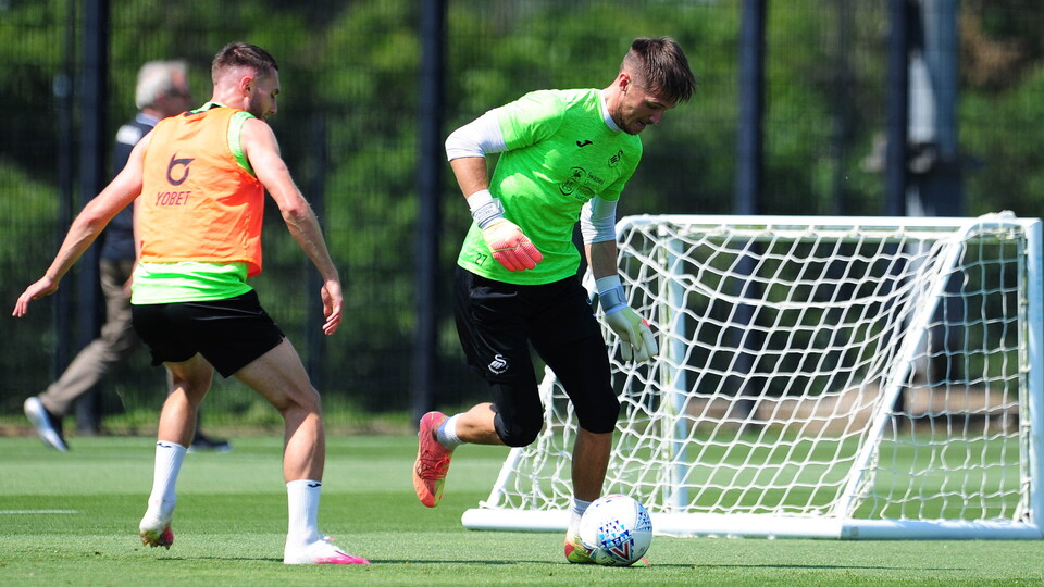 Swansea City training