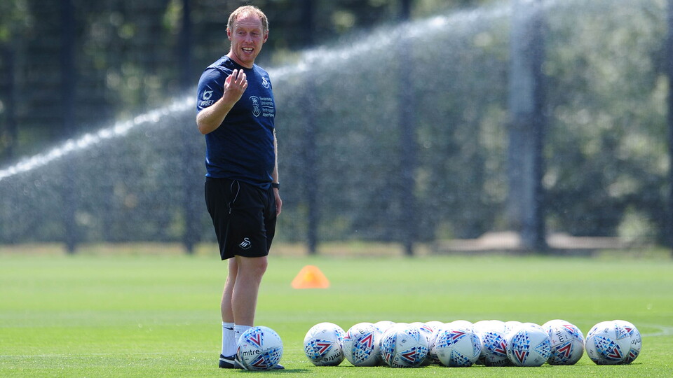 Swansea City training