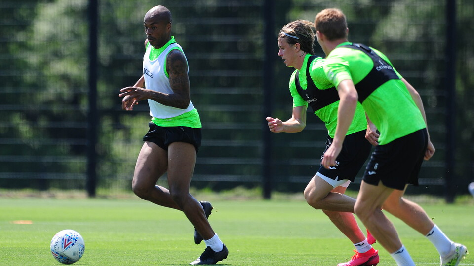 Swansea City training