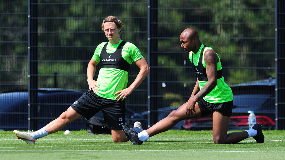 Swansea City training