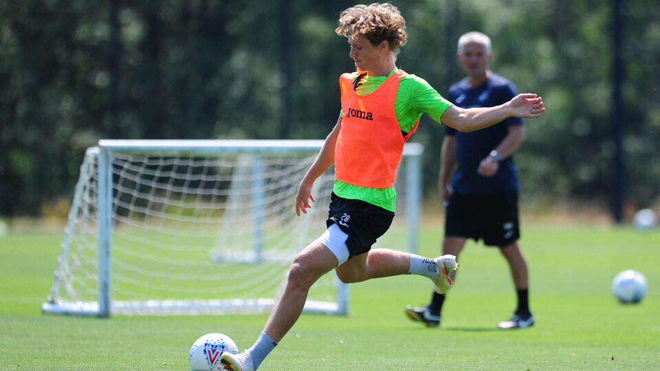 Swansea City training