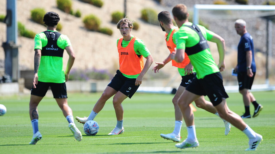 Swansea City training