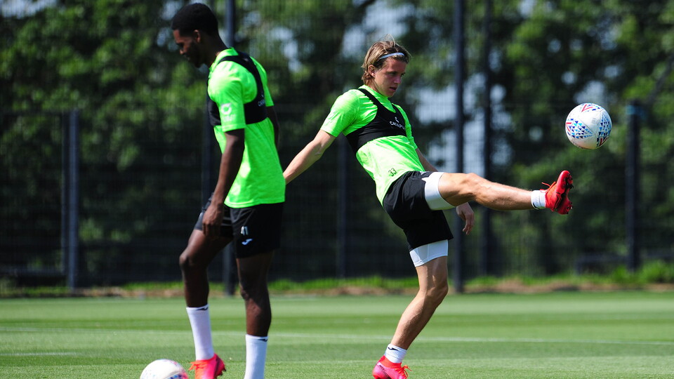 Swansea City training