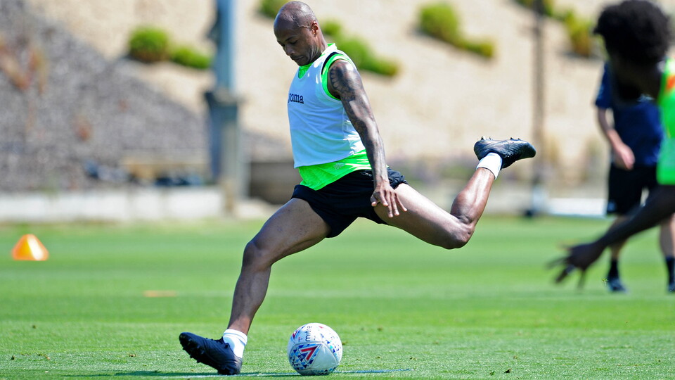 Swansea City training
