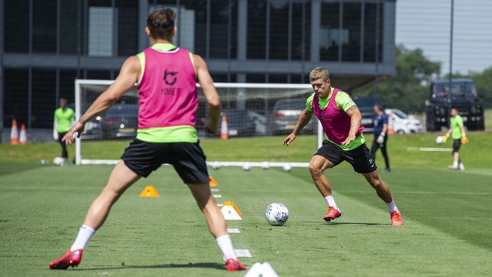 Swansea City training