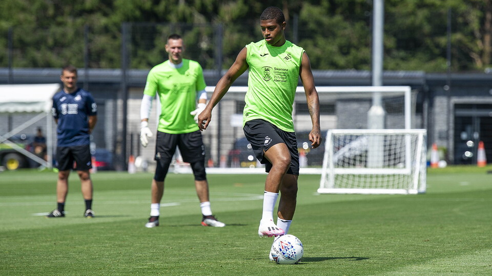 Swansea City training