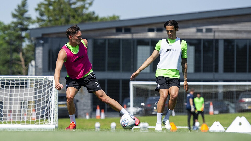 Swansea City training