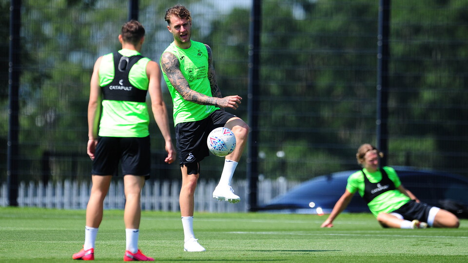 Swansea City training