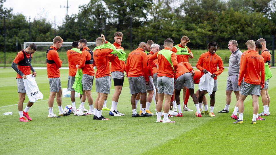 Swansea City training