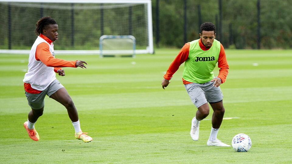 Swansea City training