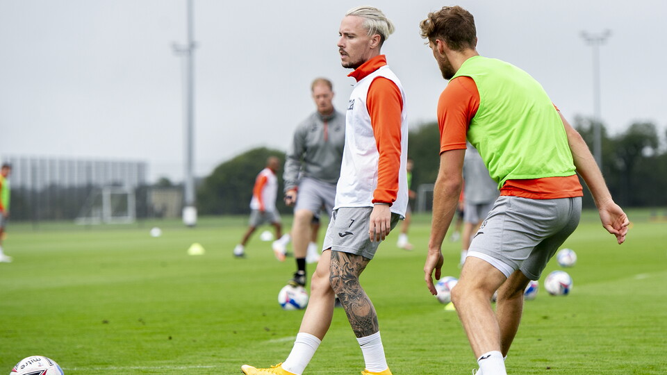 Swansea City training