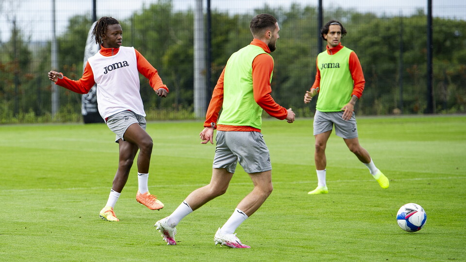 Swansea City training